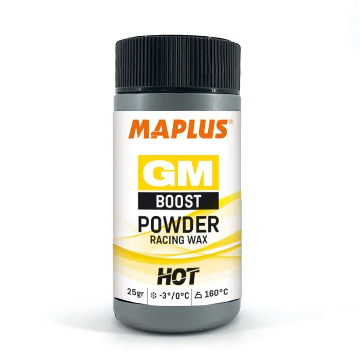 Maplus GM Hot Boost Powder, 0°C-3°C, 25g | Skiwax Europe