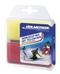 Holmenkol World Cup Mix Parafiin Kollane/Punane, 2x35g