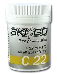 Ski-Go C22 Fluoripulber Yellow (PFOA-free) +22...+1°C, 30g