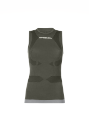Spring Sleeveless T-shirt for Woman, Dark Grey