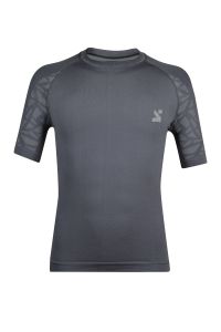 Spring Training T-shirt Short Sleeve for Man, Dark Grey
